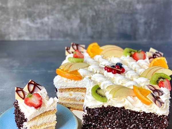 Slagroomtaart 20 personen