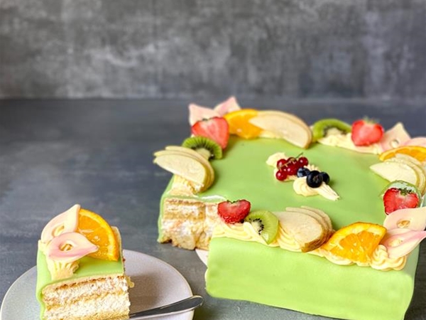 Marsepeintaart 20 personen