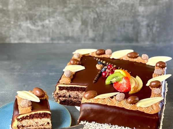 Chocoladetaart 12 personen